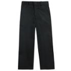 Boys 8-20 French Toast School Uniform Modern-fit Double-knee Flat-front Pants, Boy's, Size: 12, Black