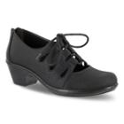 Easy Street Gildy Women's Ghillie Casual Shoes, Size: 9 Ww, Black
