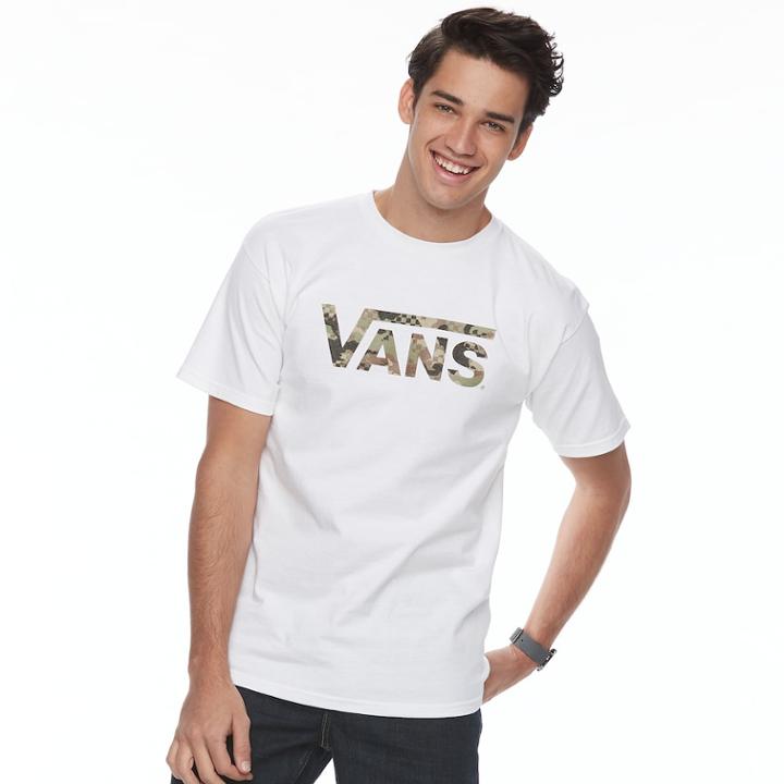 Men's Vans Can't Drop Tee, Size: Xxl, White