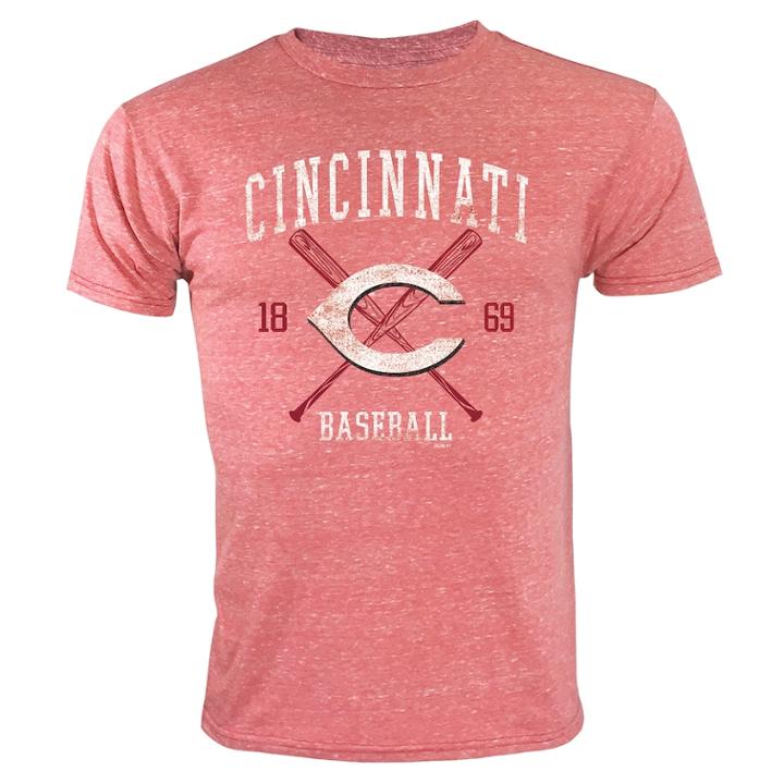 Boys 8-20 Cincinnati Reds Stitches Printed Tee, Size: L 14-16, Red