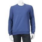 Croft & Barrow, Men's &reg; Easy-care Fleece Crewneck Sweatshirt, Size: Small, Dark Blue
