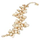 Dana Buchman Flower Petal Bracelet, Women's, Gold