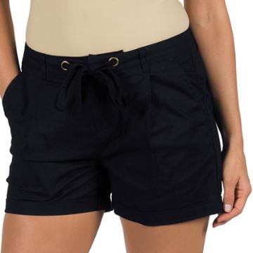 Women's Harve Bernard Poplin Shorts, Size: 14, Blue
