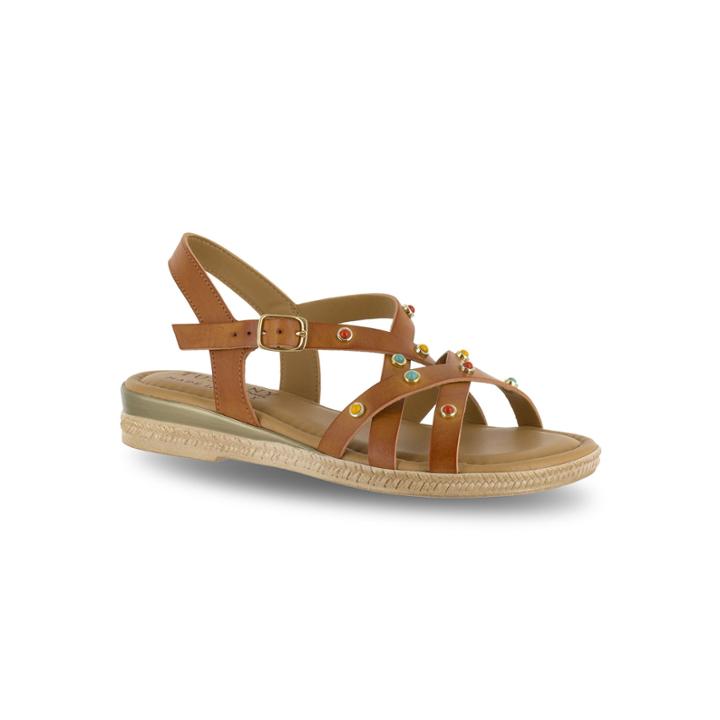 Tuscany By Easy Street Renata Women's Sandals, Size: Medium (6), Natural