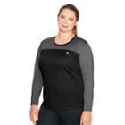 Plus Size Champion Vapor Heather Long Sleeve Tee, Women's, Size: 2xl, Med Grey
