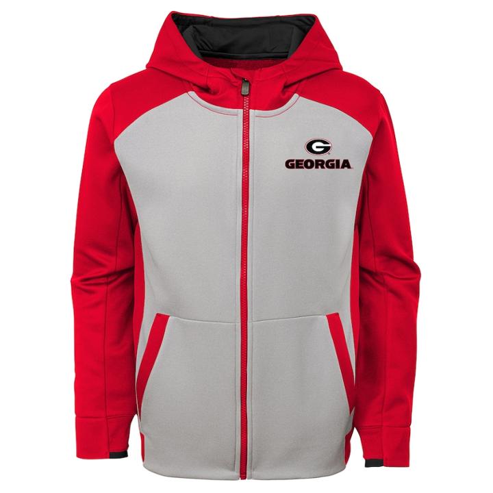 Boys 8-20 Georgia Bulldogs Hi-tech Hoodie, Size: M 10-12, Grey