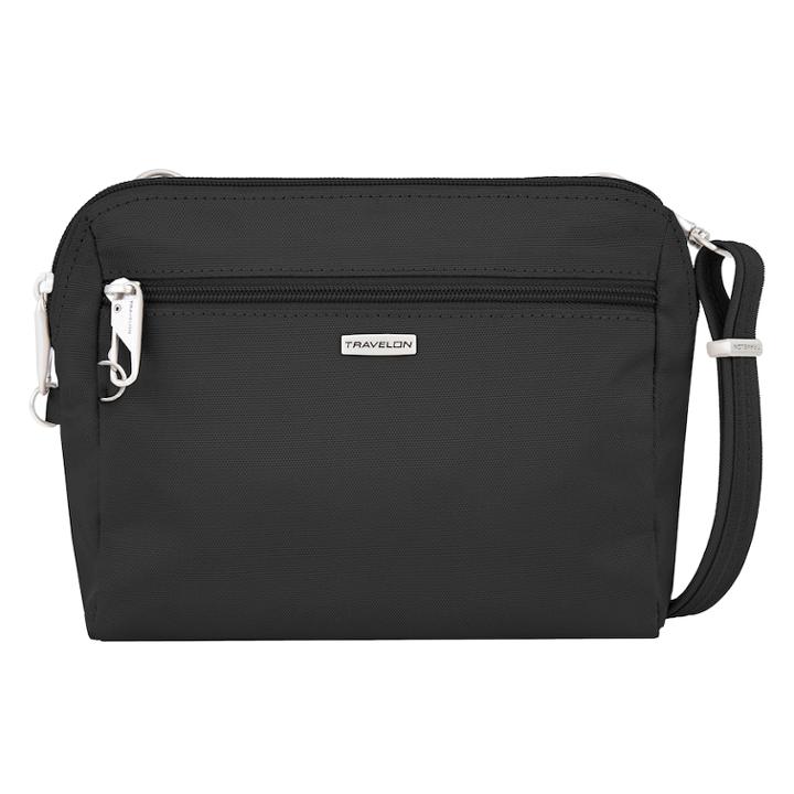 Travelon Classic Convertible Crossbody Bag & Waist Pack, Women's, Black
