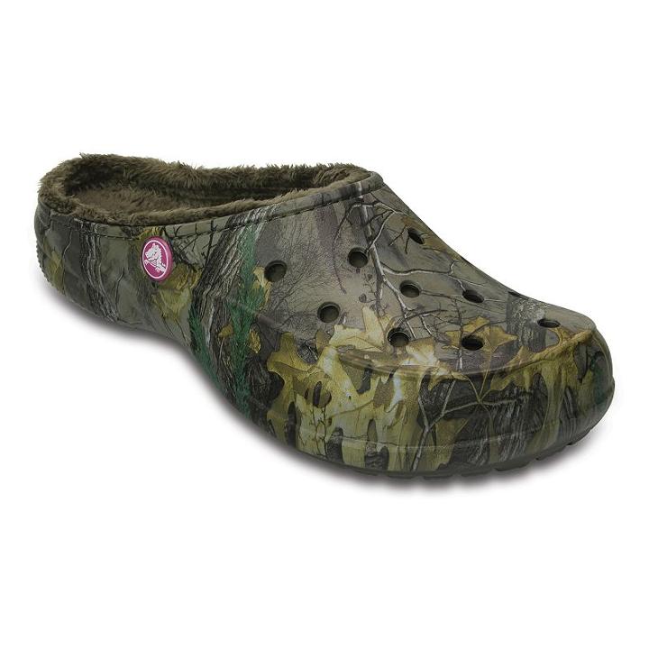 Crocs Freesail Realtree Xtra Women's Lined Clogs, Size: 8, Beige Oth