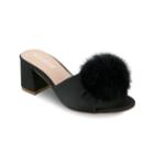 Olivia Miller Sunnyside Women's Block Heel Sandals, Size: 6, Black
