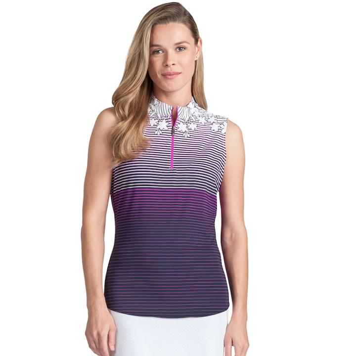 Women's Tail Raven 1/4-zip Golf Tank, Size: Xl, Purple Oth
