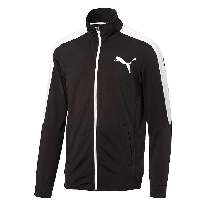 Men's Puma Warm-up Jacket, Size: Xl, Black