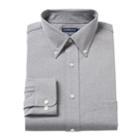 Men's Croft & Barrow&reg; True Comfort Regular-fit Stretch-collar Knit Dress Shirt, Size: 17-34/35, Black