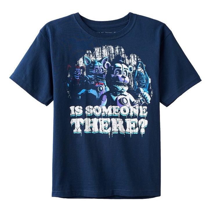 Boys 8-20 Five Nights At Freddy's Is Someone There Tee, Boy's, Size: Large, Blue (navy)