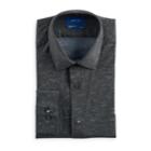 Men's Apt. 9&reg; Slim-fit Premier Flex Collar Stretch Dress Shirt, Size: 16.5 36/37, Black