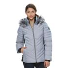 Women's Zeroxposur Colleen Hooded Puffer Jacket, Size: Medium, Med Grey