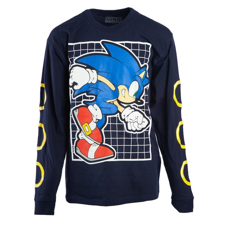 Boys 8-20 Sonic The Hedgehog Tee, Size: Xl, Blue (navy)