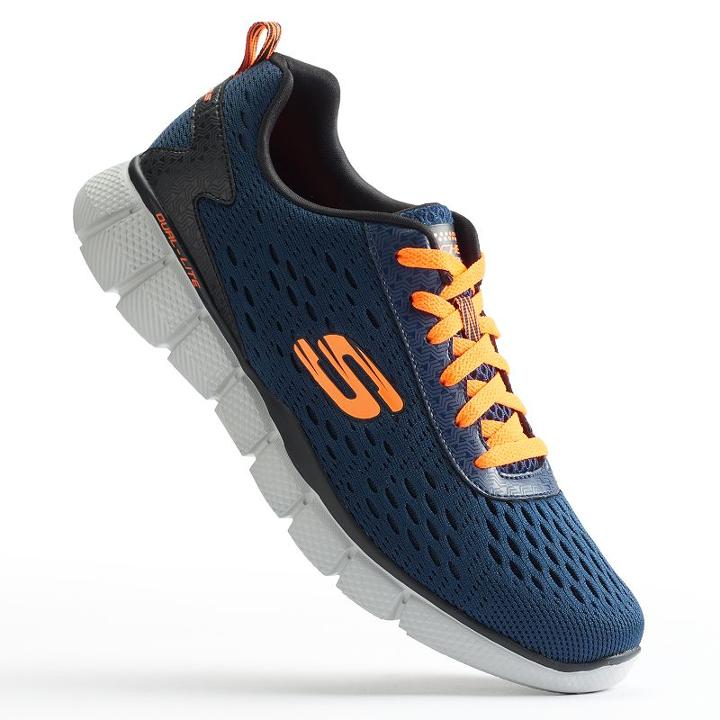Skechers Equalizer 2.0 Settle The Score Men's Athletic Shoes, Size: 11.5, Blue (navy)