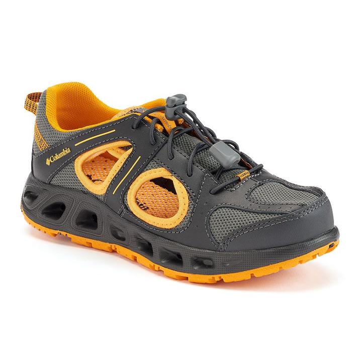 Columbia Supervent Kids' Ventilated Shoes, Kids Unisex, Size: 5, Dark Grey