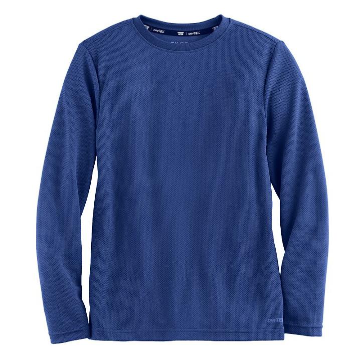 Boys 8-20 Tek Gear Solid Mesh Tee, Size: Xl, Blue