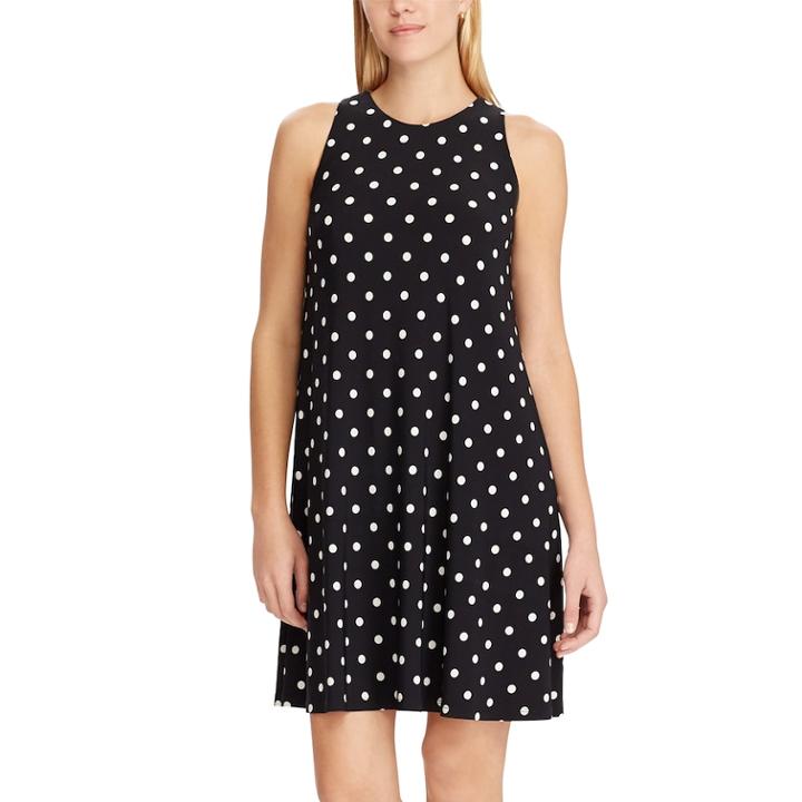 Petite Chaps Print Sheath Dress, Women's, Size: M Petite, Natural