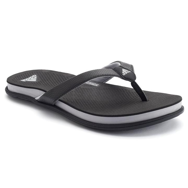 Adidas Supercloud 2.0 Women's Flip-flops, Size: 6, Black
