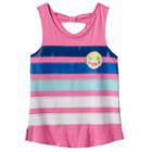 Girls 7-16 So&reg; Bow Back Printed Tank Top, Girl's, Size: 7-8, Light Grey