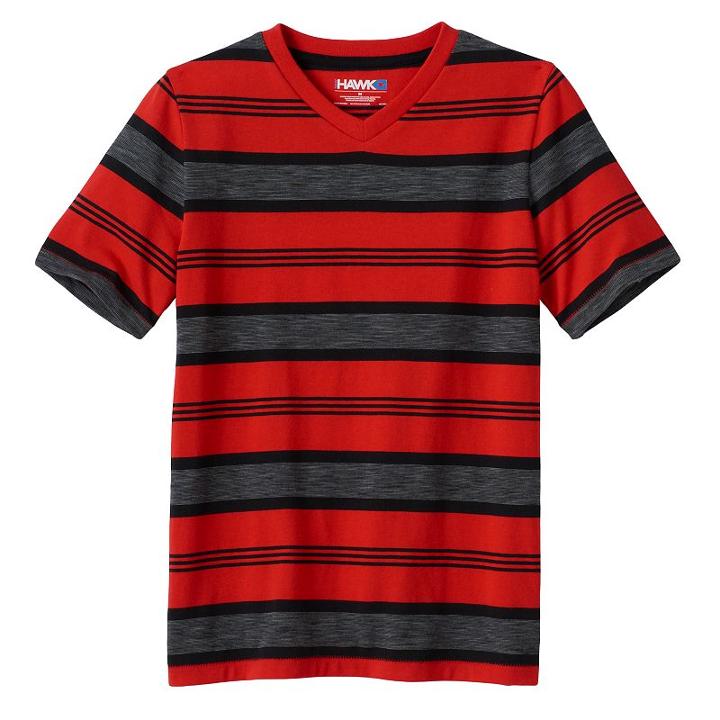 Boys 8-20 Tony Hawk Rugby Striped Tee, Boy's, Size: Small, Med Red