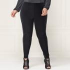 Lc Lauren Conrad Runway Collection Velvet Leggings - Plus Size, Women's, Size: 0x, Black