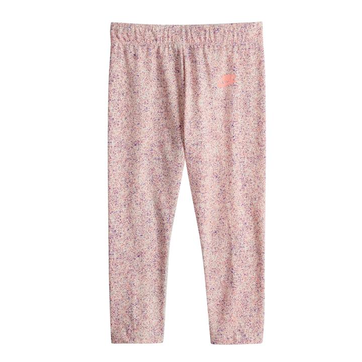Girls 7-16 Nike Favorites Gx Jersey Performance Leggings, Size: Small, Med Orange