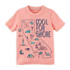 Boys 4-8 Cool For Shore California State Graphic Tee, Size: 6, Orange
