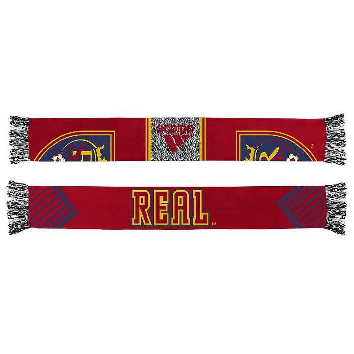 Adidas, Adult Real Salt Lake Authentic Draft Scarf, Red