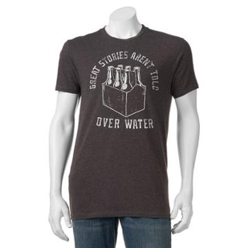 Men's Sonoma Goods For Life&trade; Great Stories Tee, Size: Large, Grey Other