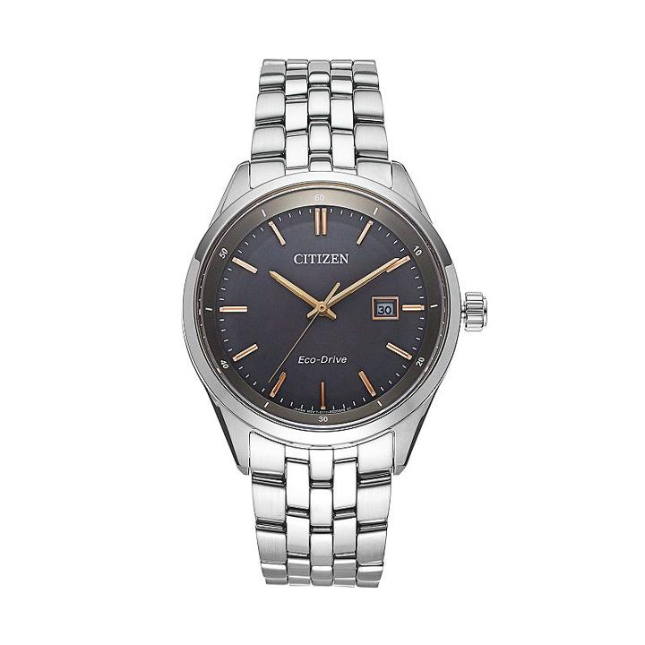 Citizen Eco-drive Men's Sapphire Stainless Steel Watch - Bm7251-53h, Size: Large, Grey