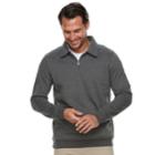 Men's Croft & Barrow&reg; Classic-fit Quarter-zip Fleece Polo, Size: Xl, Dark Grey