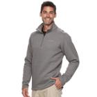 Men's Columbia Ortega Oaks Quarter-zip Fleece Jacket, Size: Medium, Med Grey