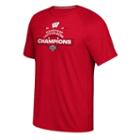 Men's Adidas Wisconsin Badgers 2017 Cotton Bowl Champions Tee, Size: Medium, Red