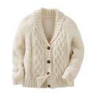 Girls 4-8 Oshkosh B'gosh&reg; Sparkle Cable-knit Shawl Collar Cardigan, Girl's, Size: 6, Ovrfl Oth
