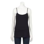 Women's Sonoma Goods For Life&trade; Solid Camisole, Size: Large, Black