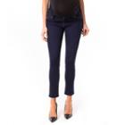 Maternity Pip & Vine By Rosie Pope Panel Inset Skinny Jeans, Women's, Size: L Sh-mat, Blue (navy)