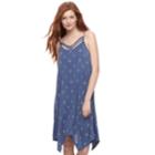 Juniors' Mudd&reg; Strappy Slip Dress, Teens, Size: Large, Med Blue