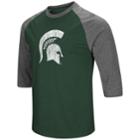 Men's Campus Heritage Michigan State Spartans Moops Tee, Size: Small, Dark Green