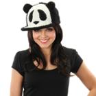 Adult Panda Fuzzy Snapback Custome Hat, Adult Unisex, Multicolor