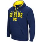 Men's Campus Heritage Michigan Wolverines Wordmark Hoodie, Size: Medium, Oxford