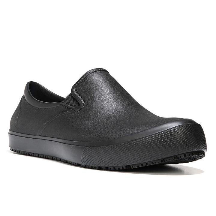 Dr. Scholl's Slice Men's Slip-on Work Shoes, Size: Medium (11), Black