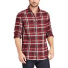 Big & Tall Chaps Classic-fit Plaid Flannel Button-down Shirt, Men's, Size: Xxl Tall, Red
