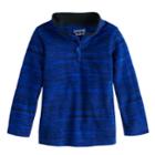 Toddler Boy Jumping Beans&reg; Space Dyed Fleece Quarter Zip Pullover, Size: 3t, Med Blue