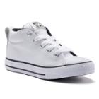 Kid's Converse Chuck Taylor All Star Street Mid Shoes, Size: 1, White