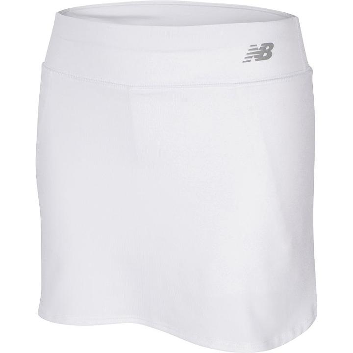 Girls 7-16 New Balance Back-flounce Performance Skort, Girl's, Size: Large, White