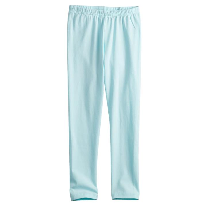 Girls 4-12 Jumping Beans&reg; Solid Leggings, Size: 5, Light Blue