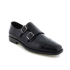 Deer Stags Colin Men's Twin Buckle Monk Dress Shoes, Size: Medium (13), Black